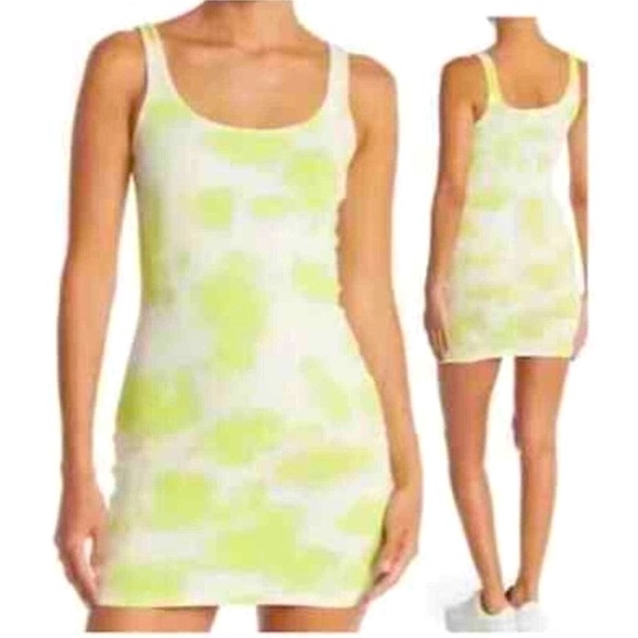 Brand new Abound Green Prairie Tie Dye Mini Tank BodyCon Dress size small - Picture 1 of 5